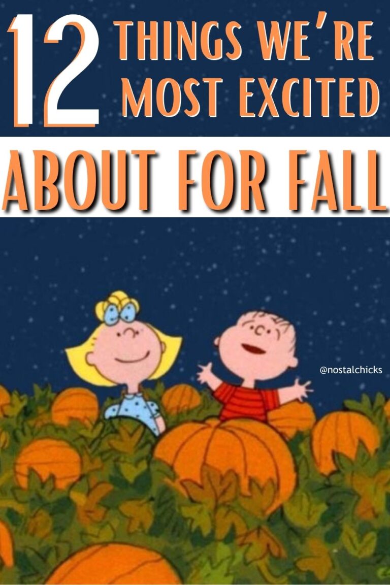 12 THINGS WE ARE MOST EXCITED ABOUT FOR FALL