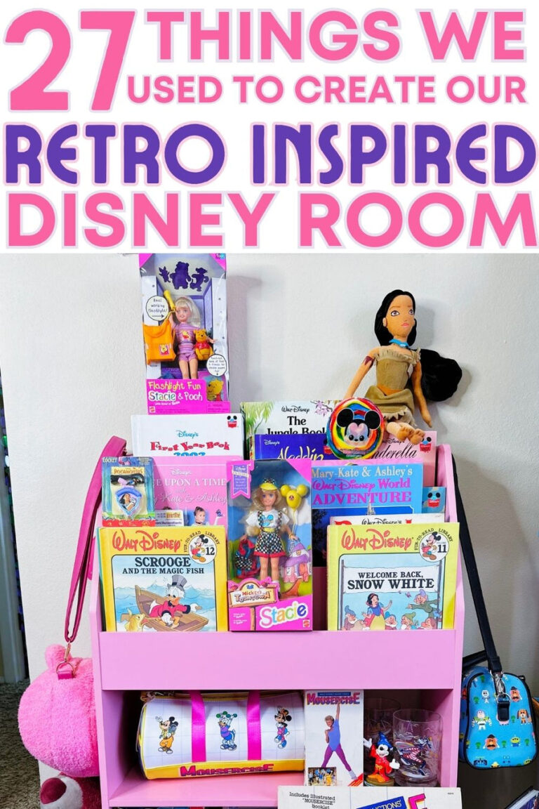 27 THINGS WE USED TO CREATE OUR RETRO INSPIRED DISNEY ROOM