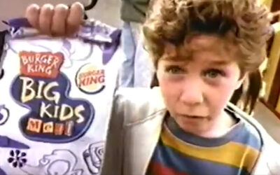 1999 BURGER KING BIG KIDS MEAL COMMERCIAL