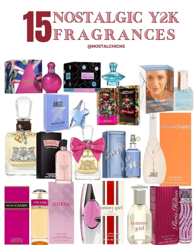 15 NOSTALGIC Y2K FRAGRANCES