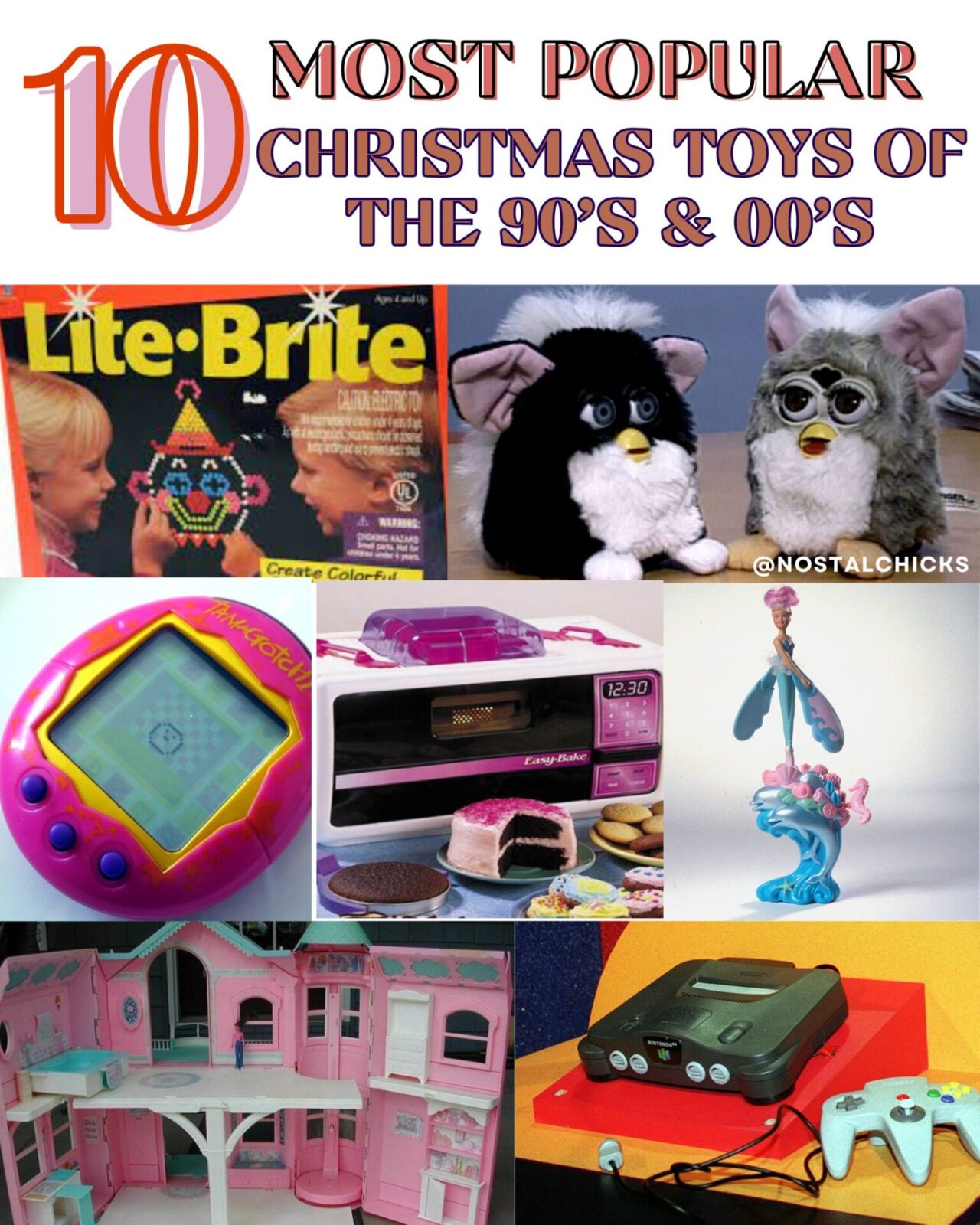 10 MOST POPULAR CHRISTMAS TOYS OF THE 90'S AND 00'S - Nostalchicks