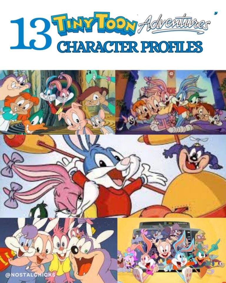 13 TINY TOON ADVENTURES CHARACTER PROFILES