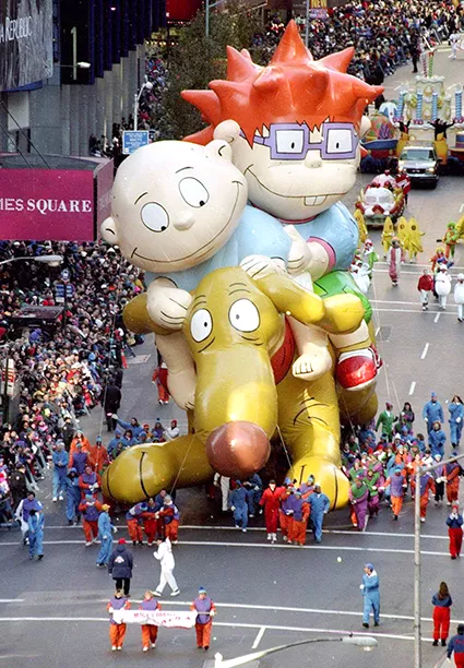 Rugrats Balloons at The Macy's Thanksgiving Day Parade on November 27, 1997
