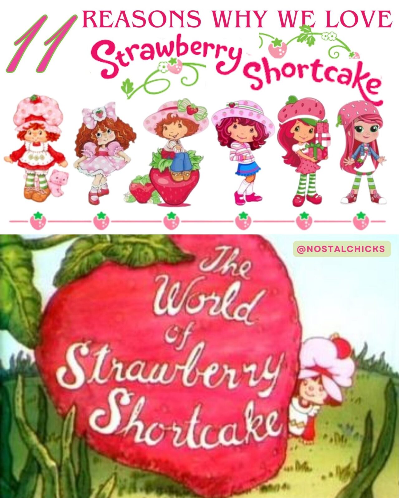 11 REASONS WHY WE LOVE STRAWBERRY SHORTCAKE - Nostalchicks