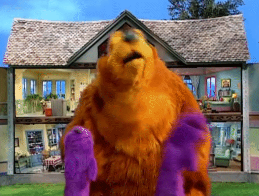THE BEAR IN THE BIG BLUE HOUSE - Nostalchicks