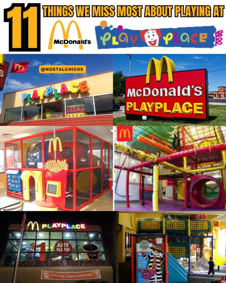 11 THINGS WE MISS MOST ABOUT PLAYING AT MCDONALDS PLAY PLACE