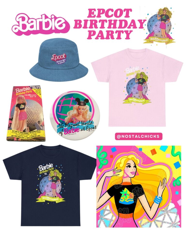 BARBIE EPCOT BIRTHDAY PARTY PIECES