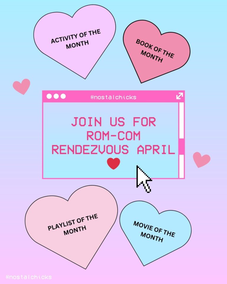 JOIN US FOR ROM-COM RENDEZVOUS APRIL❤️