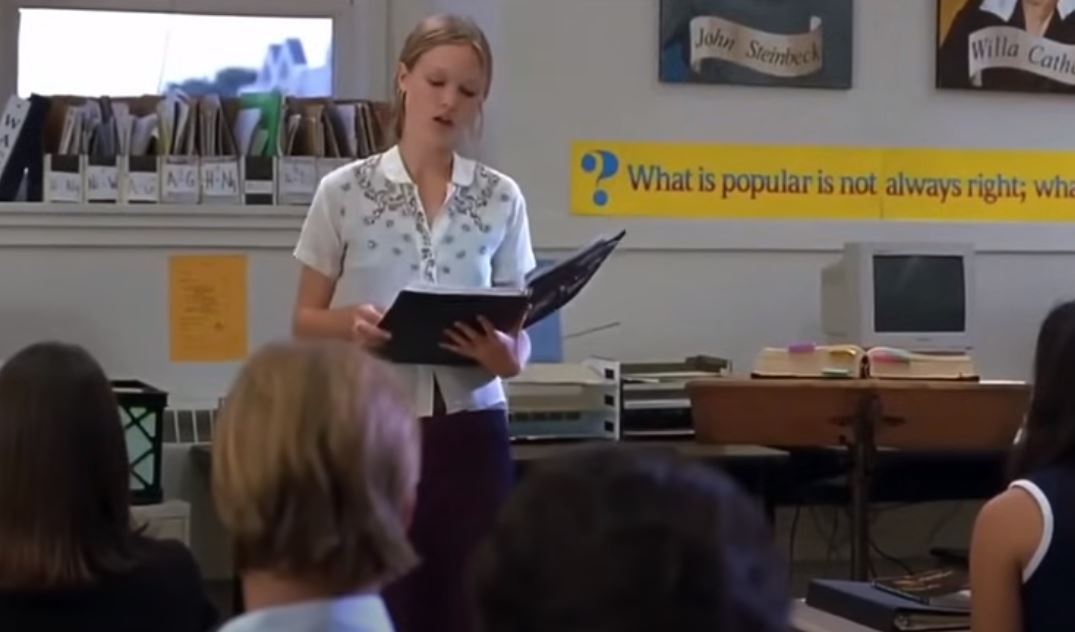 10 things i hate about you speech scene