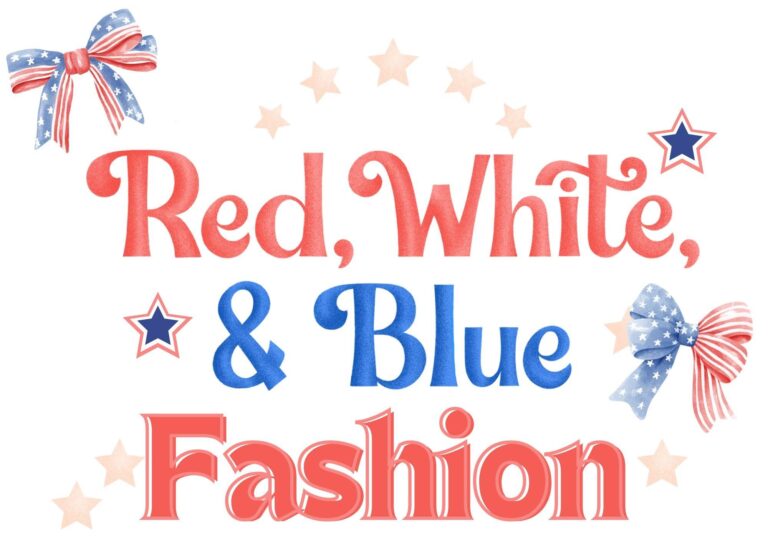 RED, WHITE AND BLUE FASHION