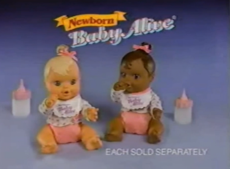 1993 NEWBORN BABY ALIVE DOLL COMMERCIAL