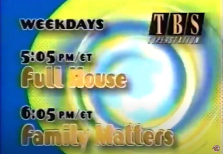 90’S TBS SUPERSTATION – FULL HOUSE AND FAMILY MATTERS WEEKDAY PROMO COMMERCIAL