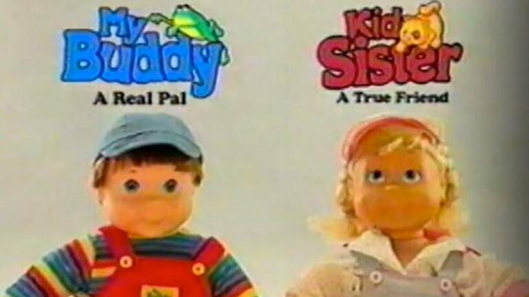 PLAYSKOOL – MY BUDDY AND KID SISTER DOLL 80’s COMMERCIAL