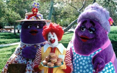 90’s McDONALD’S PICNIC COMMERCIAL –  GRIMACE’S AUNTS TILLY & MILLY SHOWS UP