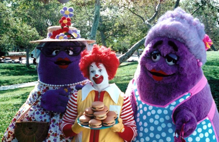 90’s McDONALD’S PICNIC COMMERCIAL –  GRIMACE’S AUNTS TILLY & MILLY SHOWS UP