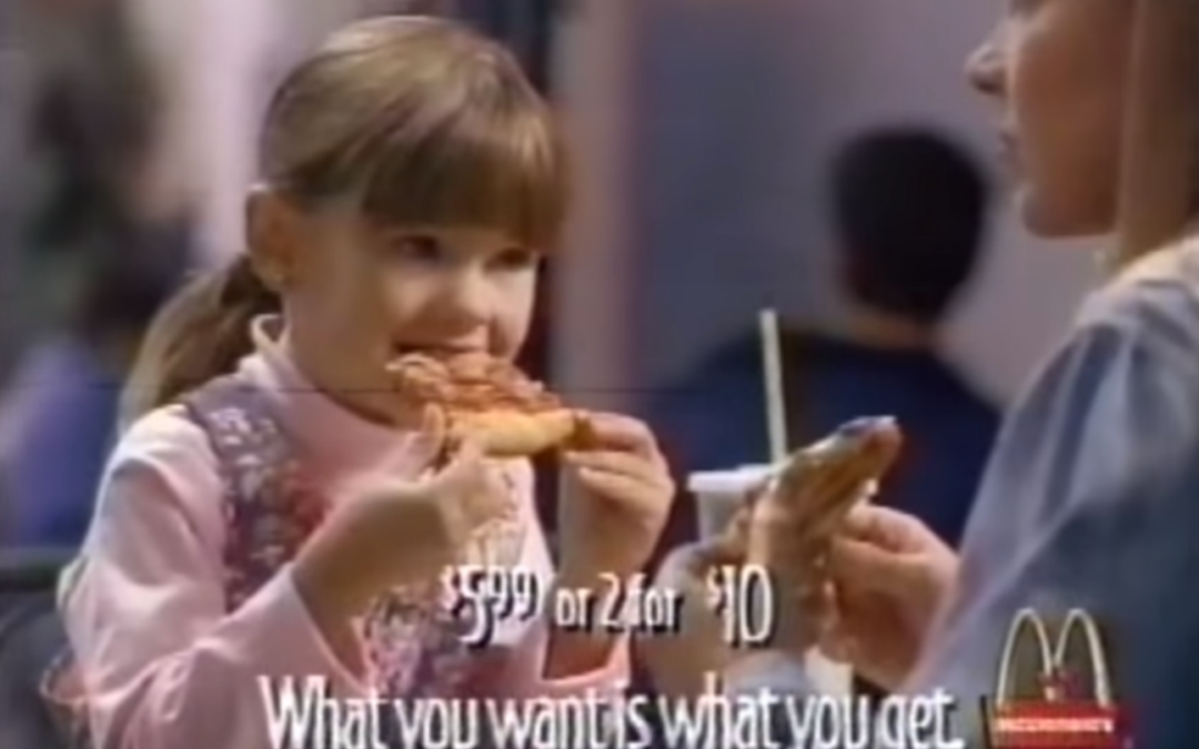 MCDONALD’S PIZZA COMMERCIAL (1993)