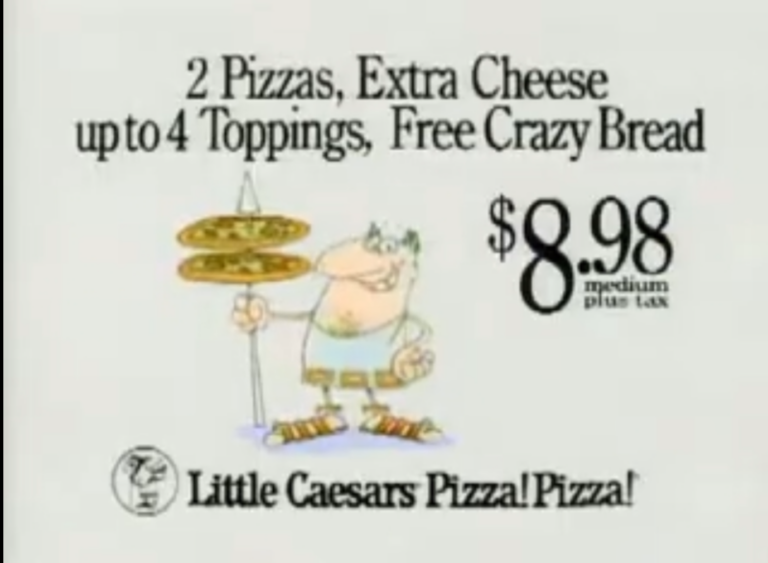 1991 LITTLE CEASARS – CHEESER CHEESER COMMERCIAL