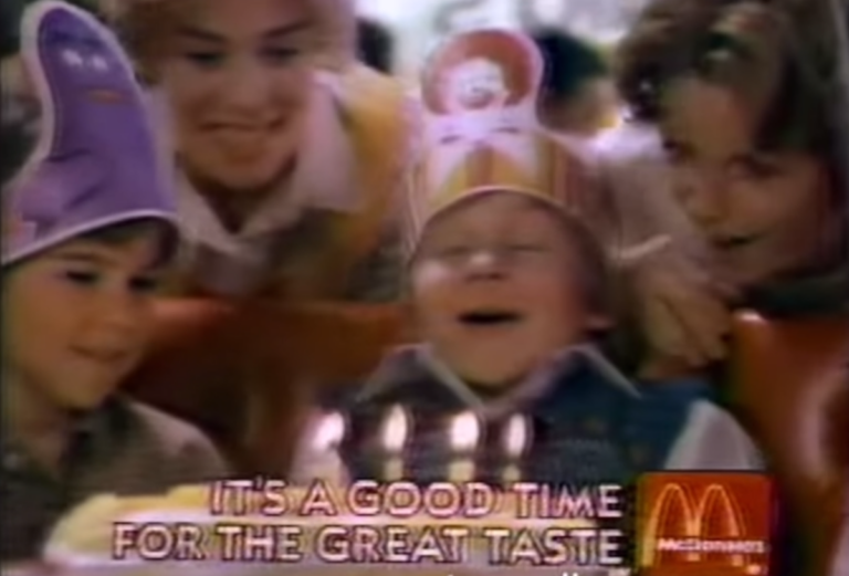 MCDONALD’S BIRTHDAY PARTY IN 1984