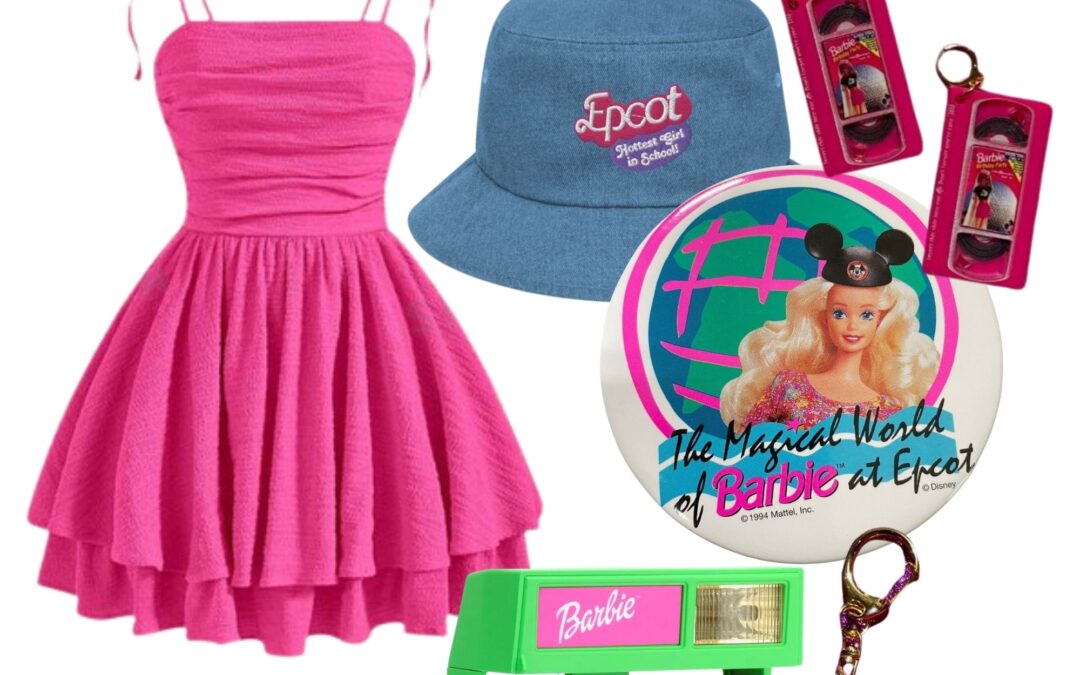 BARBIE EPCOT BIRTHDAY PARTY PIECES