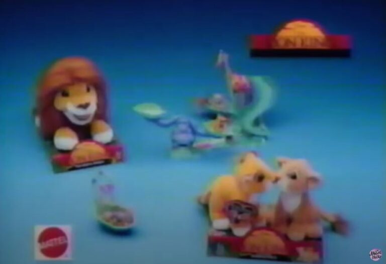 90’S DISNEY’S THE LION KING JUNGLE FRIENDS TOY COLLECTION COMMERCIAL