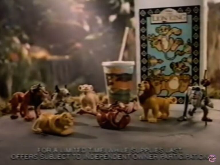 90’s BURGER KING KIDS CLUB – LION KING KIDS MEAL COMMERCIAL