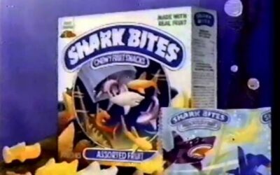 90’s SHARK BITES FRUIT SNACKS COMMERCIAL