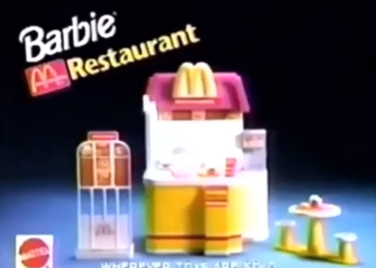 1994 BARBIE MCDONALD’S RESTAURANT PLAYSET COMMERCIAL