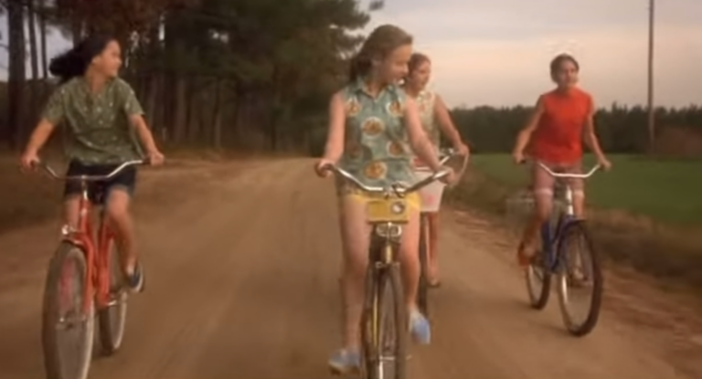 THE BICYCLE SCENE FROM “NOW AND THEN”