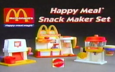 1993 MCDONALD’S HAPPY MEAL SNACK MAKER SET BY MATTEL