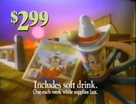 90’S PIZZA HUT – AMERICAN TAIL: FIEVEL GOES WEST COMMERCIAL