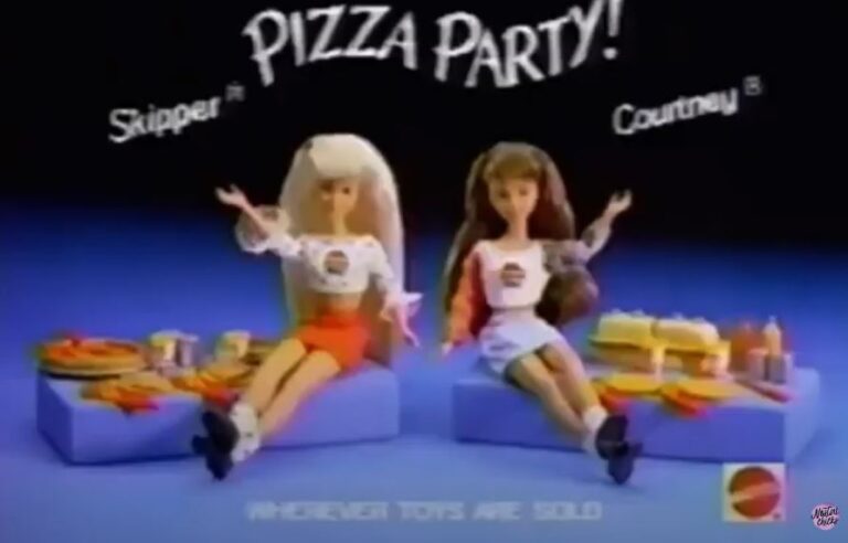 90’s PIZZA HUT – PIZZA PARTY SKIPPER & COURTNEY DOLLS COMMERCIAL