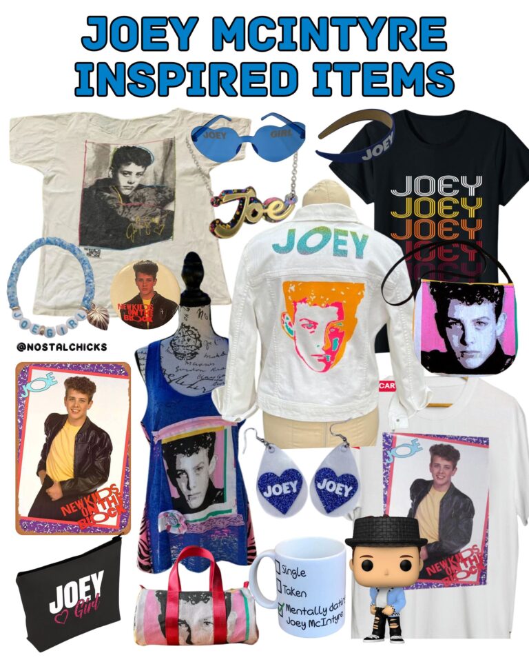 JOEY MCINTYRE INSPIRED ITEMS