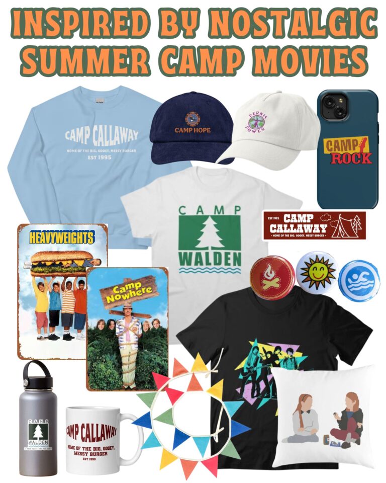 INSPIRED BY NOSTALGIC SUMMER CAMP MOVIES