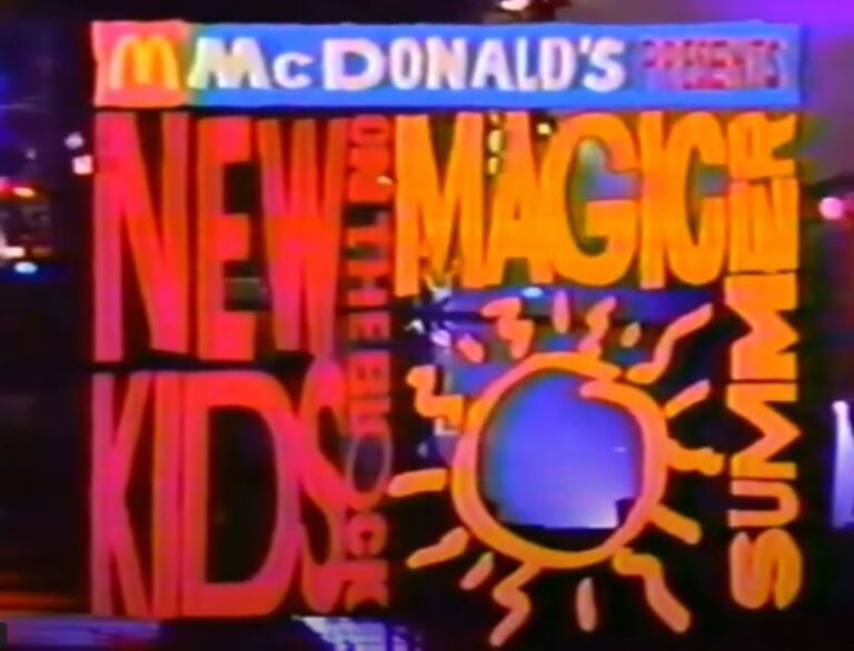 McDONALD’s SPONSORS NEWS KIDS ON THE BLOCK MAGIC SUMMER TOUR – 90’s COMMERCIAL