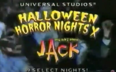 2000 UNIVERSAL STUDIOS HALLOWEEN HORROR NIGHTS X – JACK COMMERCIAL