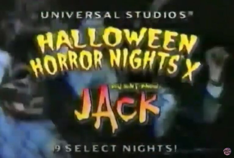 2000 UNIVERSAL STUDIOS HALLOWEEN HORROR NIGHTS X – JACK COMMERCIAL