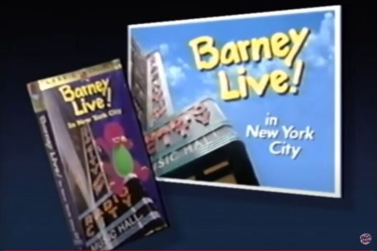 BARNEY LIVE IN NEW YORK CITY VHS PROMO FOOTAGE