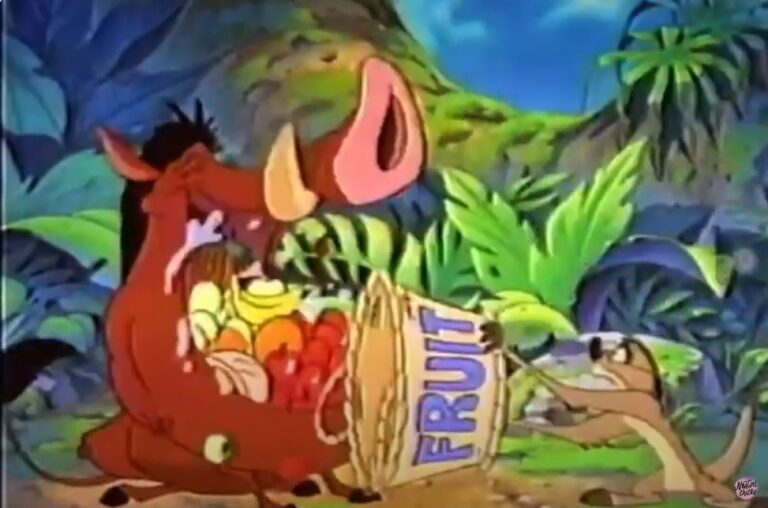 1995 TIMON AND PUMBAA – PUMBAA EATS COMMERCIAL