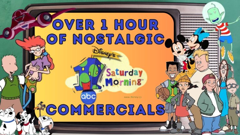 BACK AFTER THIS: OVER 1 HOUR OF NOSTALGIC DISNEY’S ONE SATURDAY MORNING COMMERCIALS