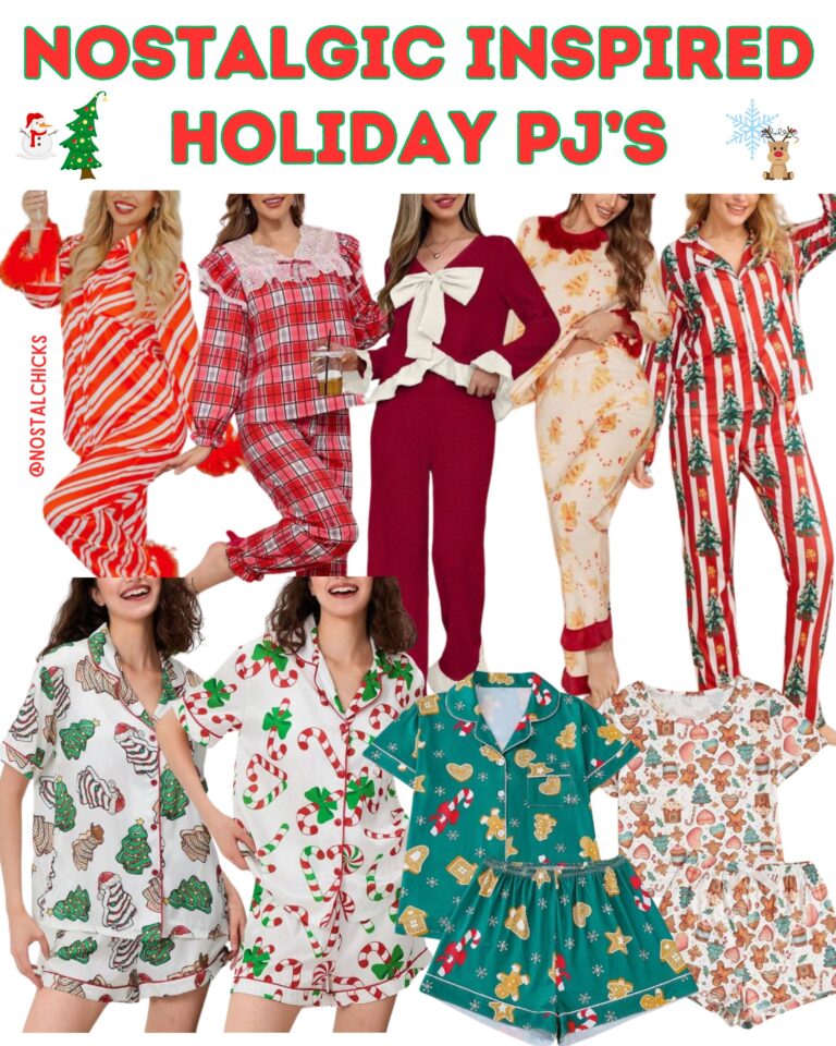 NOSTALGIC INSPIRED HOLIDAY PJ’S