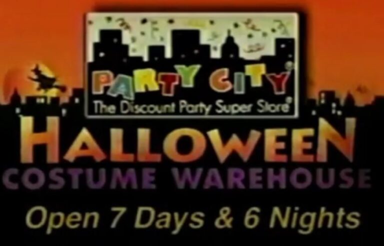 90’S PARTY CITY HALLOWEEN COMMERCIAL