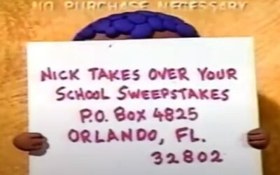 90’S NICKELODEON TAKES OVER YOUR SCHOOL SWEEPSTAKES PROMO COMMERCIAL