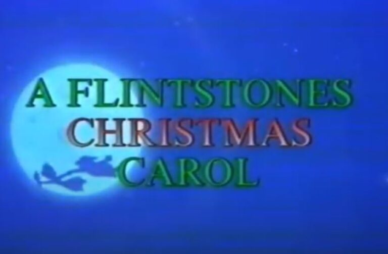 90’S HANNAH BARBERA –  A FLINTSTONES  CHRISTMAS CAROL MOVIE COMMERCIAL