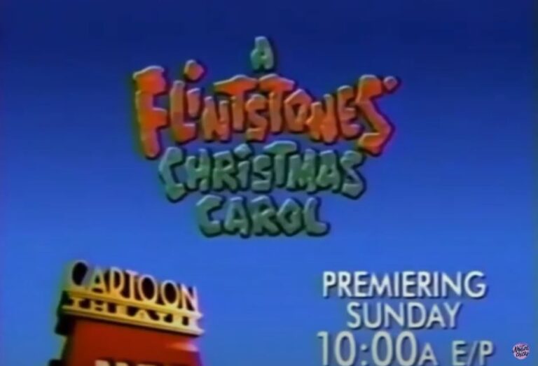 90’S A FLINTSTONES  CHRISTMAS CAROL CARTOON NETWORK BUMPER