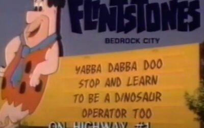 80’S FLINTSTONES BEDROCK CITY THEME PARK PROMO COMMERCIAL