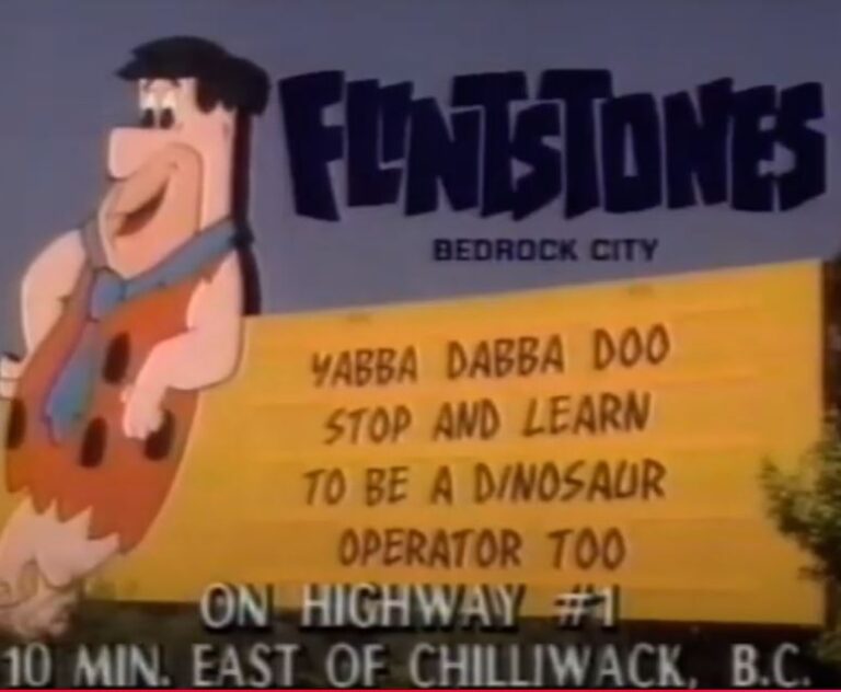 80’S FLINTSTONES BEDROCK CITY THEME PARK PROMO COMMERCIAL