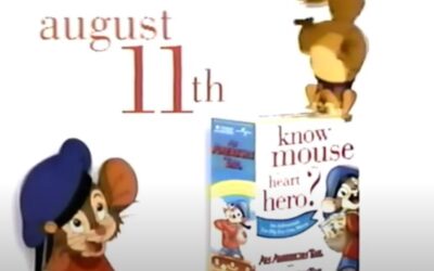 AN AMERICAN TAIL & AN AMERICAN TAIL FIEVEL GOES WEST LIMITED EDITION 2 PACK VHS SET PROMO COMMERCIAL