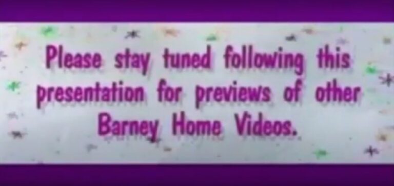 90’S BARNEY HOME VIDEOS INTRO