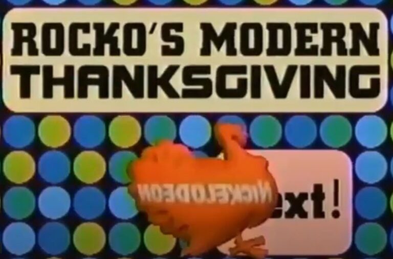 90’S NICKELODEON – ROCKO’S MODERN THANKSGIVING EPISODE BUMPER