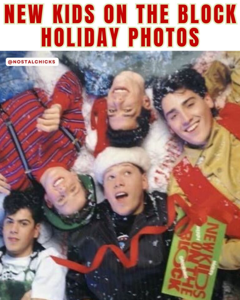 NEW KIDS ON THE BLOCK HOLIDAY PHOTOS